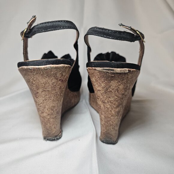 CL By Laundry Womens Shoes Heels Wedges Size 6 - Picture 6 of 8